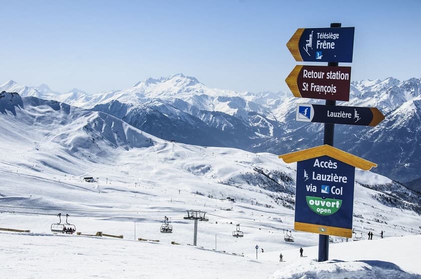 Station de ski Doucy-Combelouvière (Alpes du Nord)
